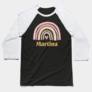 Hand Name Written Of Martina Baseball T-Shirt